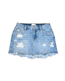 De-Stress Jean Skirt