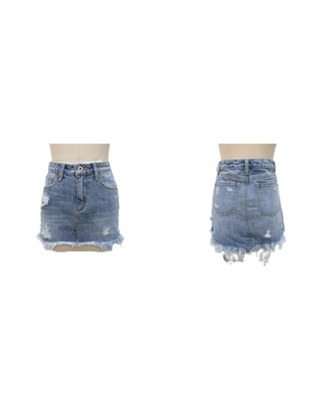 De-Stress Jean Skirt