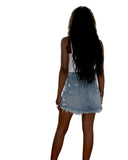De-Stress Jean Skirt