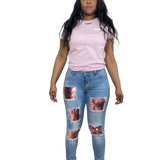 Pink Friday Jeans